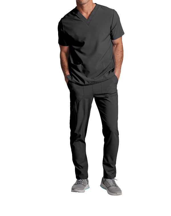 Dickies EDS Essentials DK619 Plus Size Unisex V-Neck Solid Scrub Top
