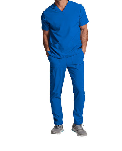 Dickies EDS Essentials DK619 Plus Size Unisex V-Neck Solid Scrub Top