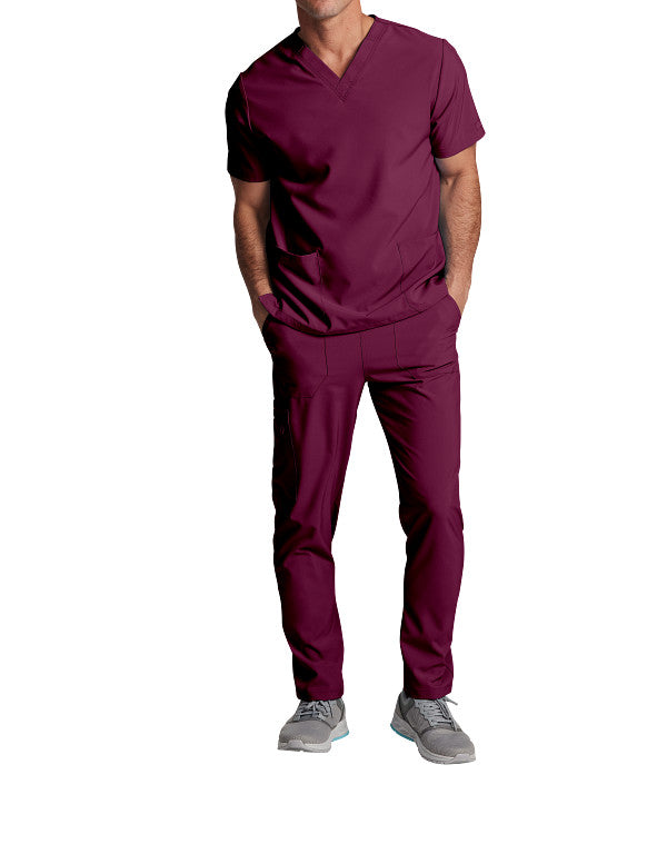 Dickies EDS Essentials DK619 Plus Size Unisex V-Neck Solid Scrub Top