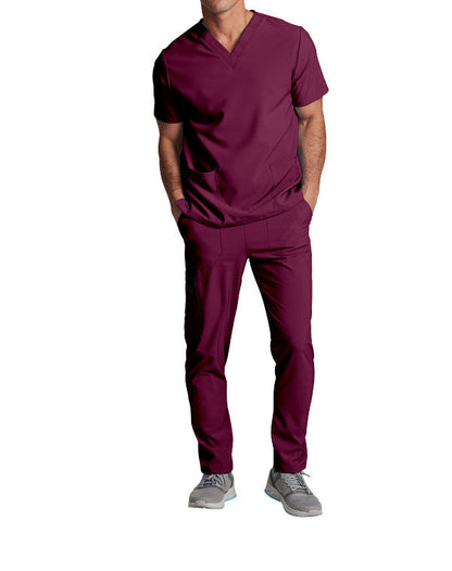 Dickies EDS Essentials DK619 Plus Size Unisex V-Neck Solid Scrub Top