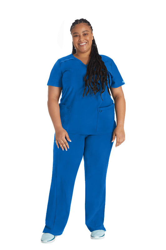Dickies EDS Essentials DK625 Women's Mock Wrap Solid Scrub Top