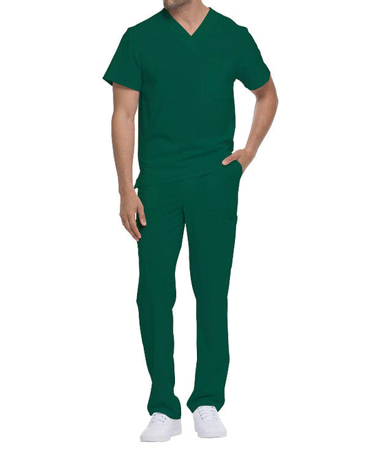 Dickies EDS Essentials DK635 Plus Size Men's V-Neck Solid Scrub Top