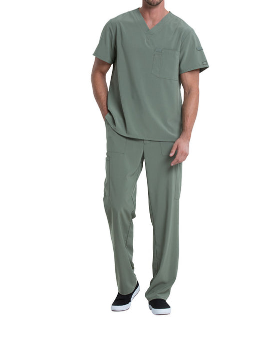 Dickies EDS Essentials DK635 Men's V-Neck Solid Scrub Top