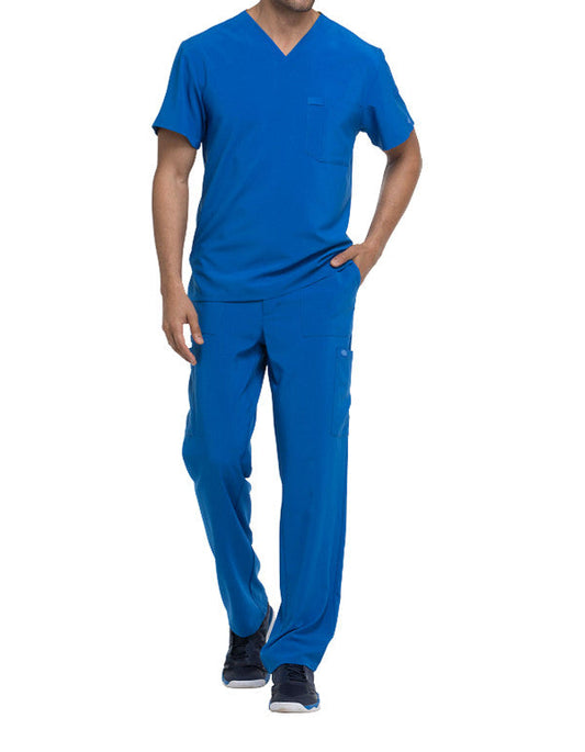 Dickies EDS Essentials DK635 Plus Size Men's V-Neck Solid Scrub Top