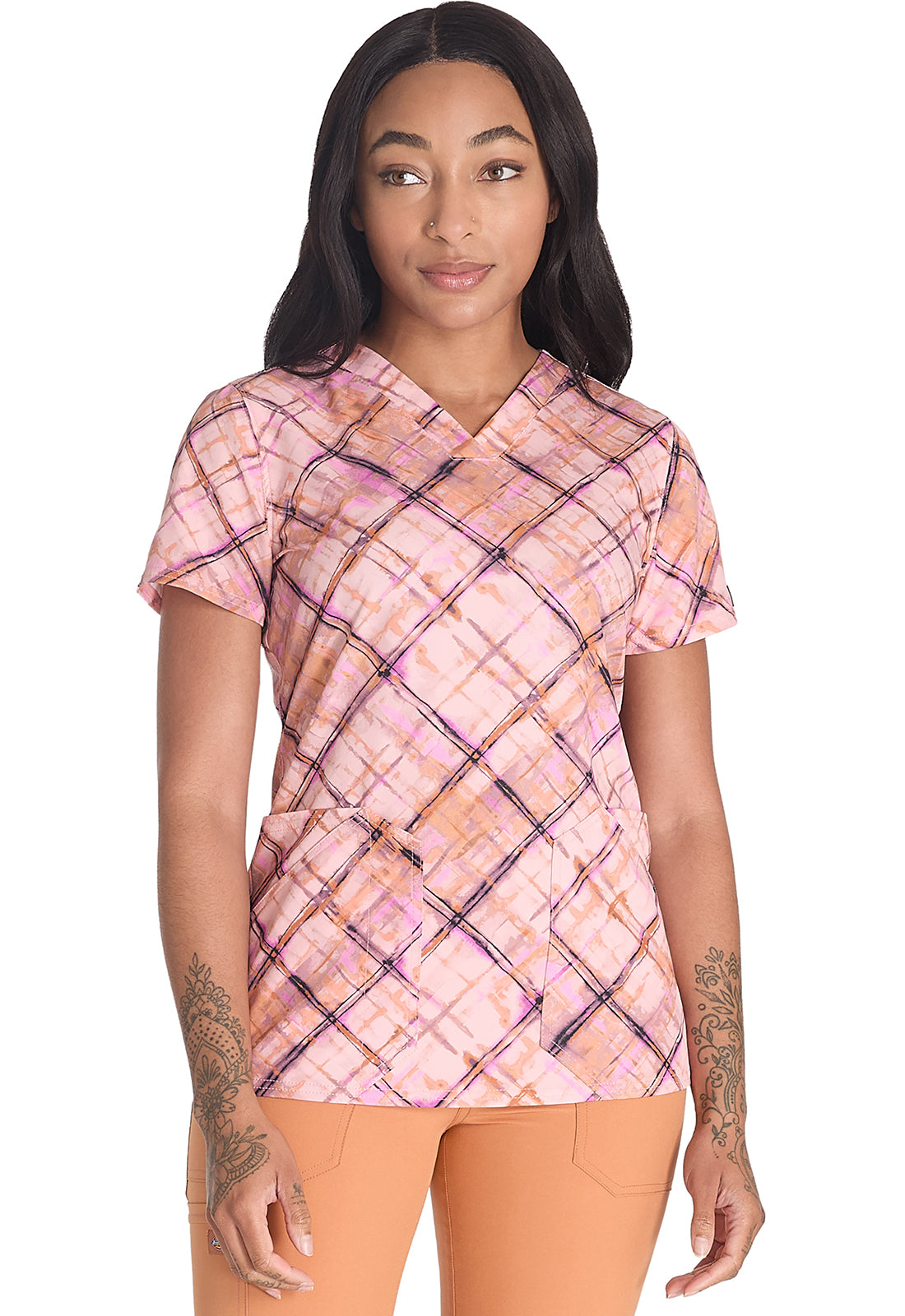 Dickies Prints Women's DK667 V-Neck Print Top
