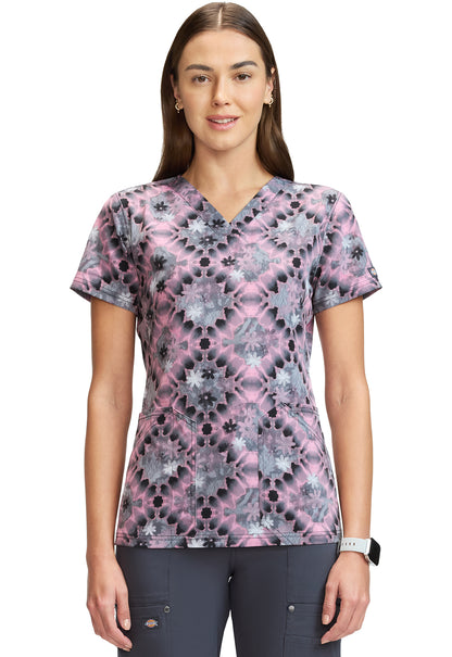 Dickies Prints Women's DK667 V-Neck Print Top
