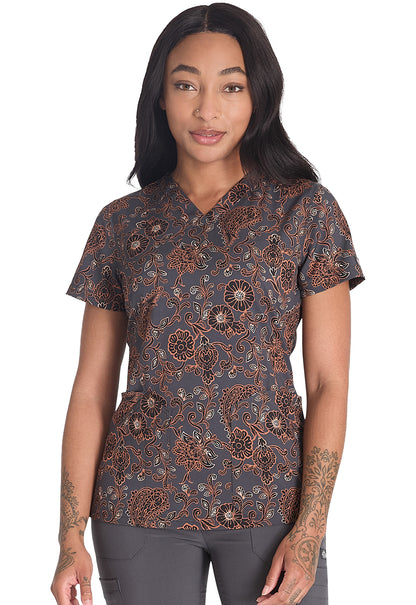 Dickies Prints Women's DK667 V-Neck Print Top