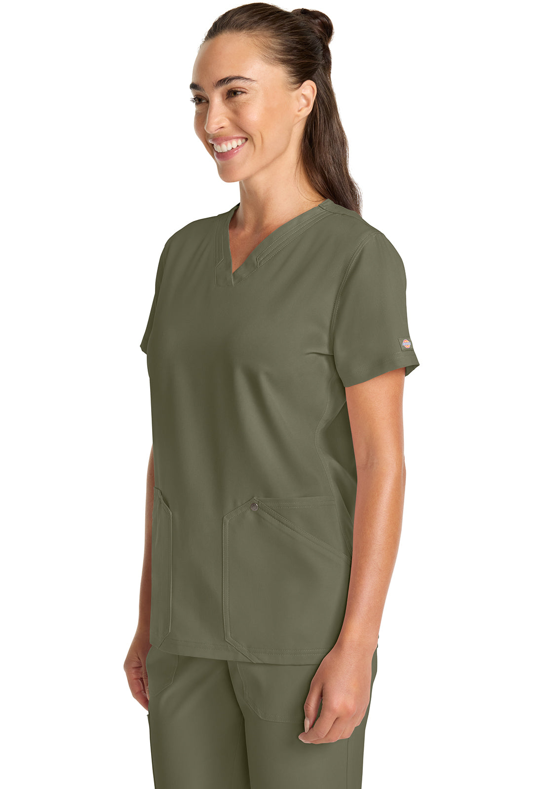 Dickies EDS NXT Women's DK678 V-Neck Top – The Uniform Shoppe