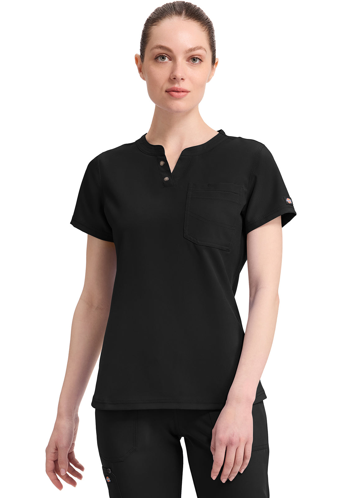 DICKIES EDS NXT Women's DK681 Round Neck Henley Top