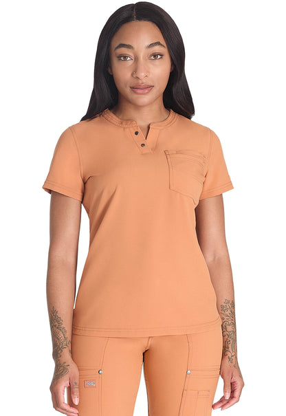 DICKIES EDS NXT Women's DK681 Round Neck Henley Top
