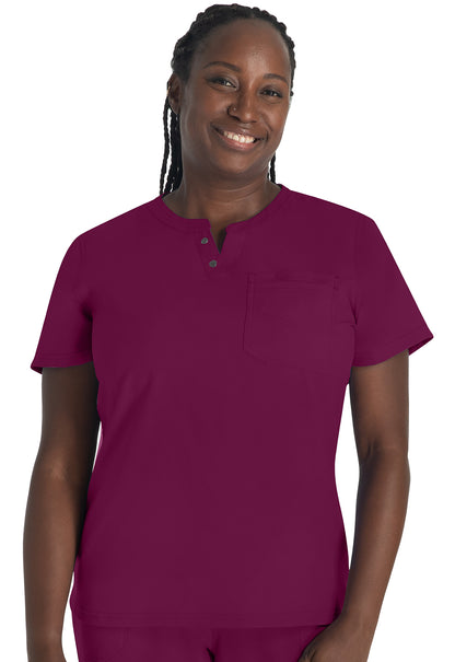 DICKIES EDS NXT Women's DK681 Round Neck Henley Top