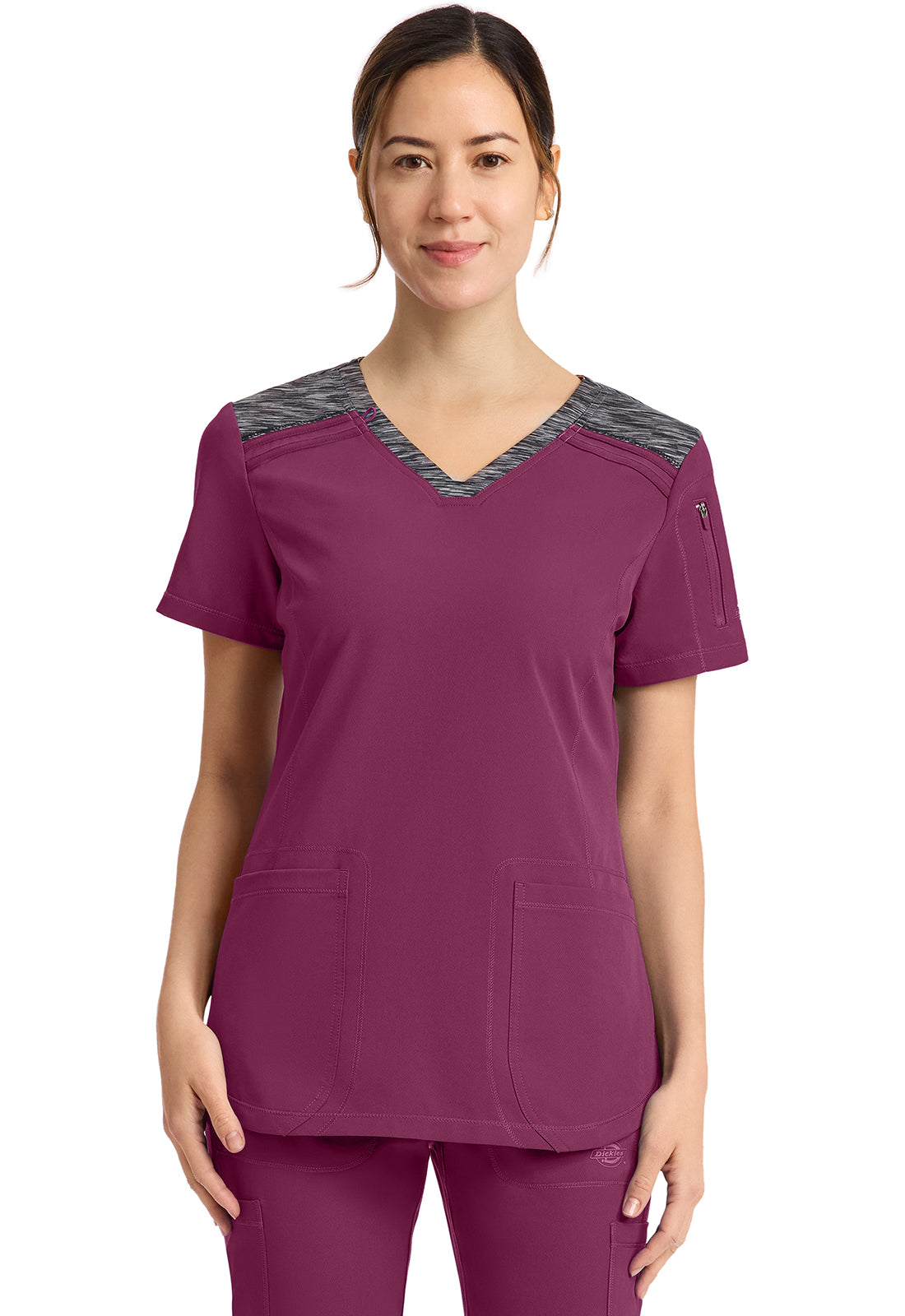 Dickies Dynamix Women's DK740 V-Neck Top