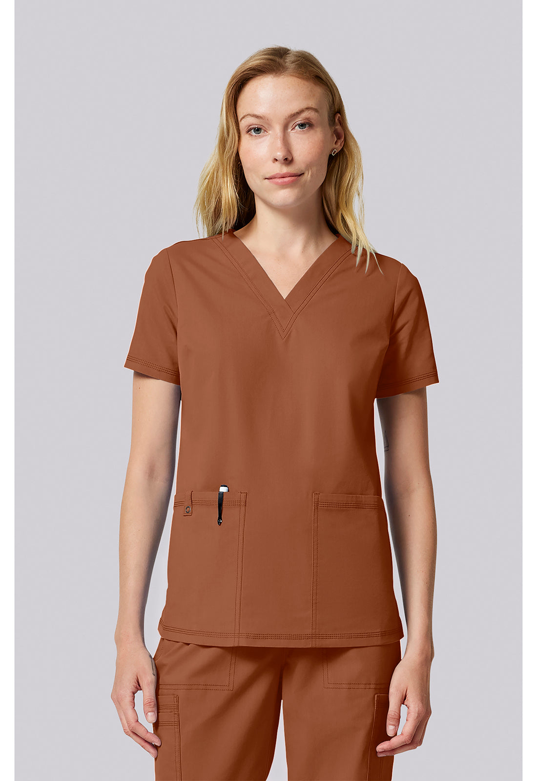 Dickies Forge Women's DK856 Women's V-neck Top