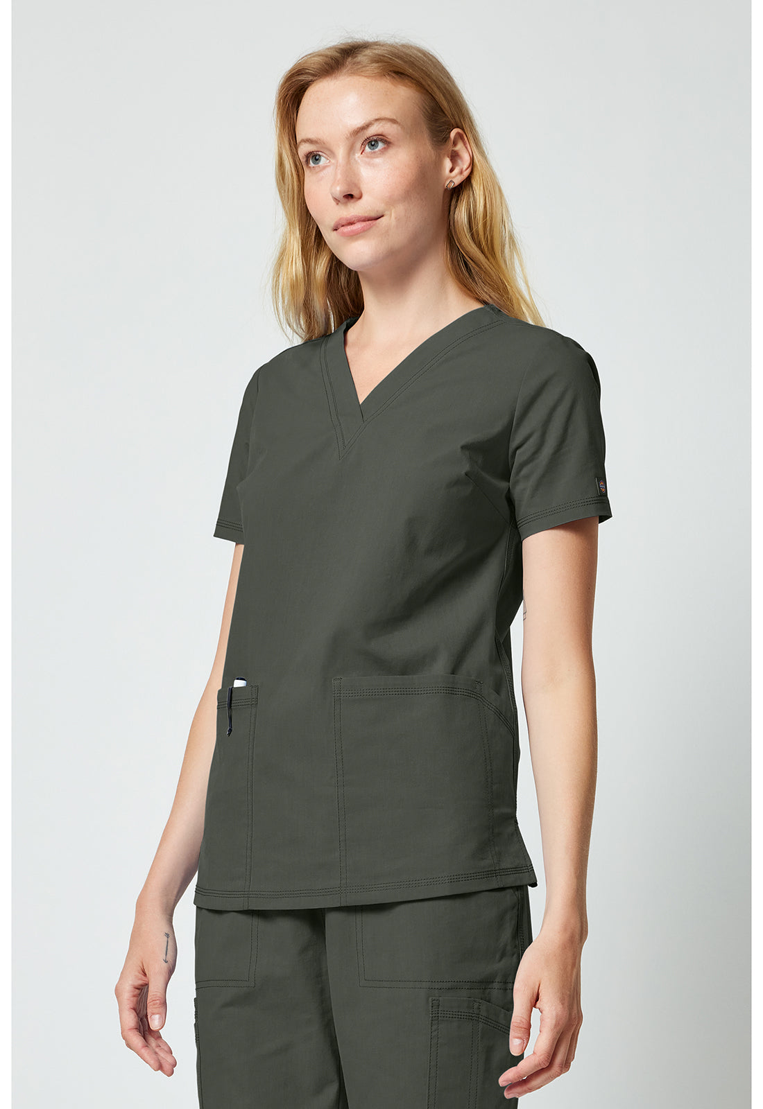 Dickies Forge Women's DK856 Women's V-neck Top – The Uniform Shoppe