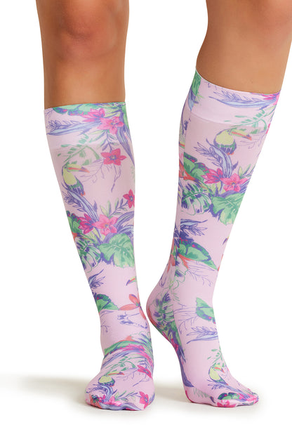 Cherokee Legwear Women's FASHIONSUPPOR Knee High 8-15 mmHg Compression Sock