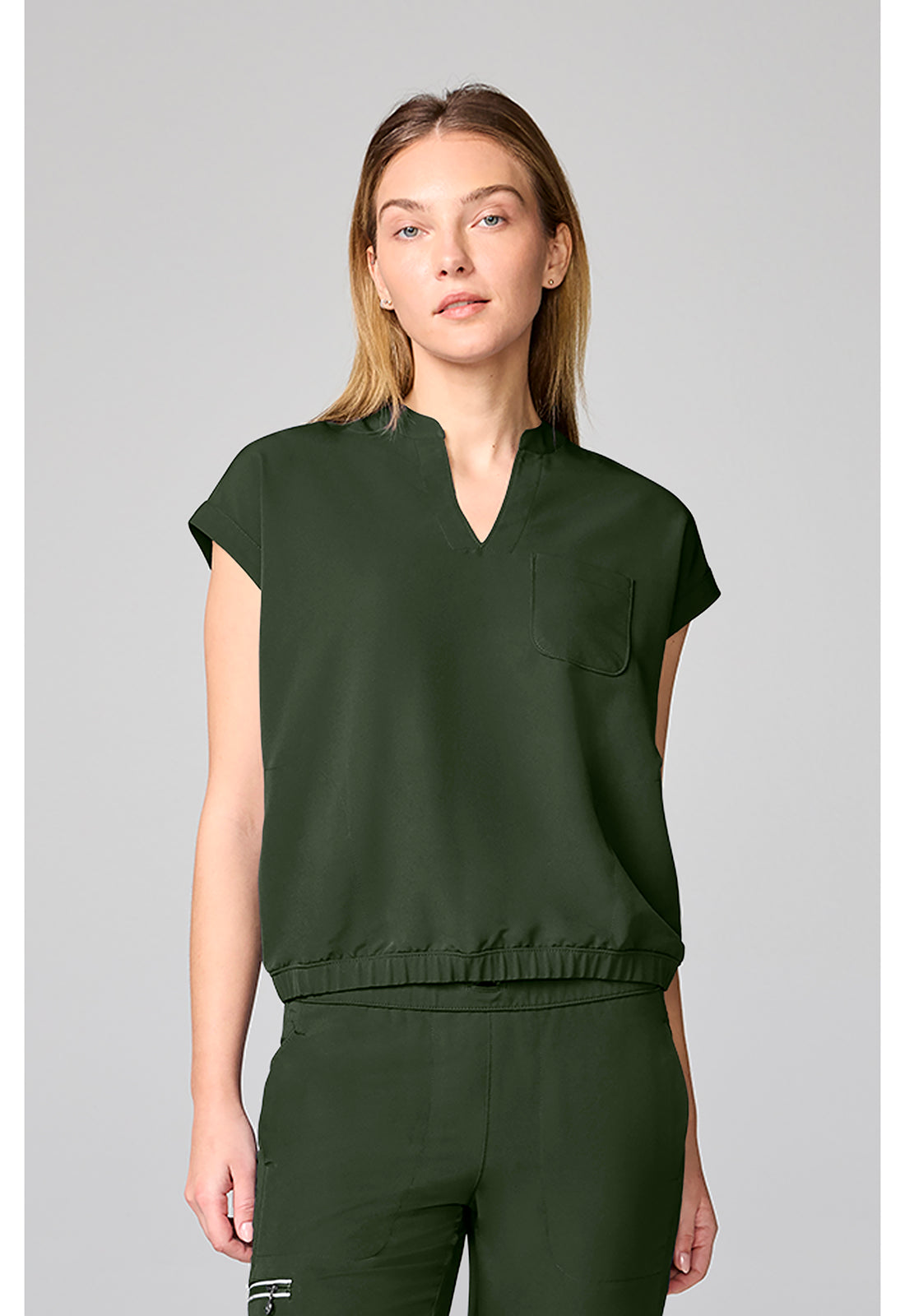Healing Hands HH360 Women's HH00014 Mandarin Collar Crop Top