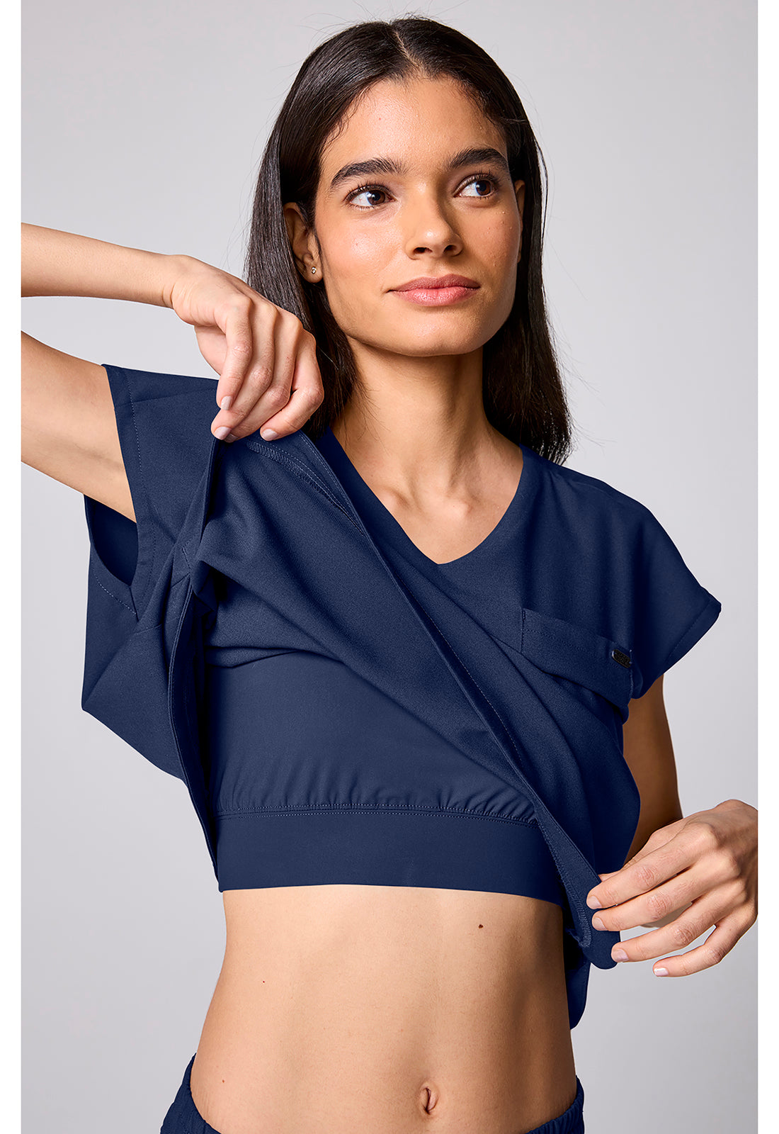 Healing Hands Quest Women's HH00029 Built In Bra Dolman Top