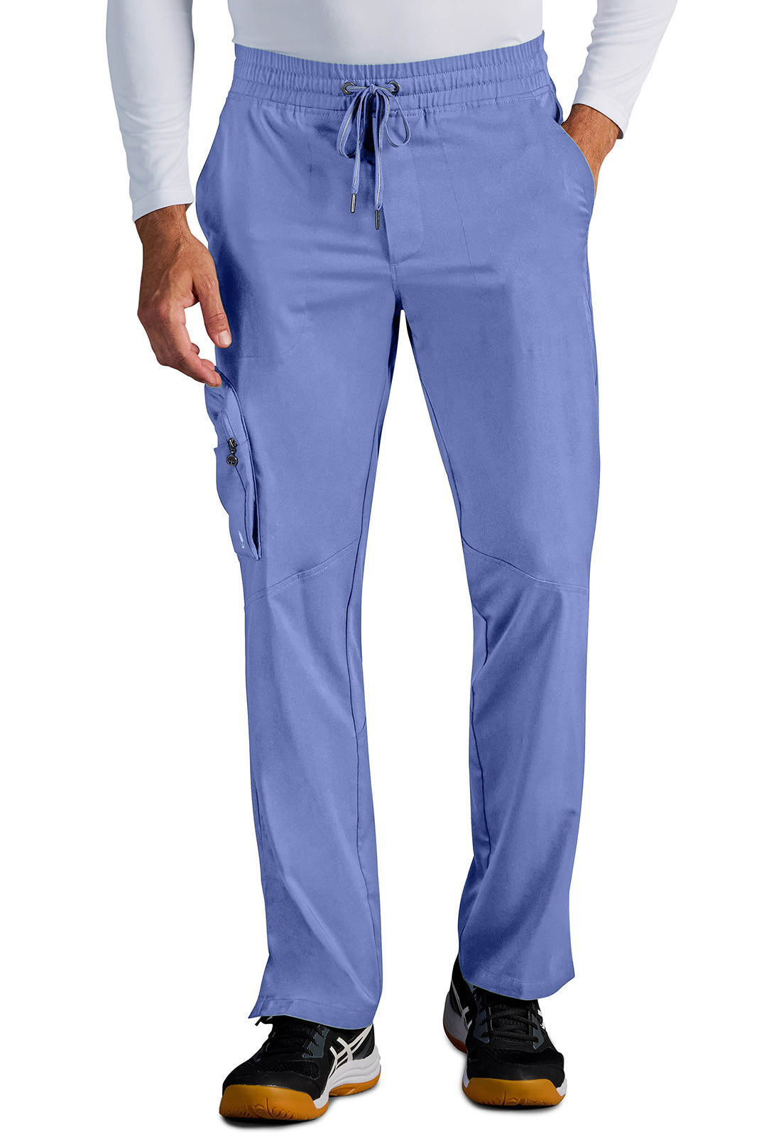 HH X DR KWANE Men's HH006A Virgil Men's Mid Rise Zip Pull-on Pant