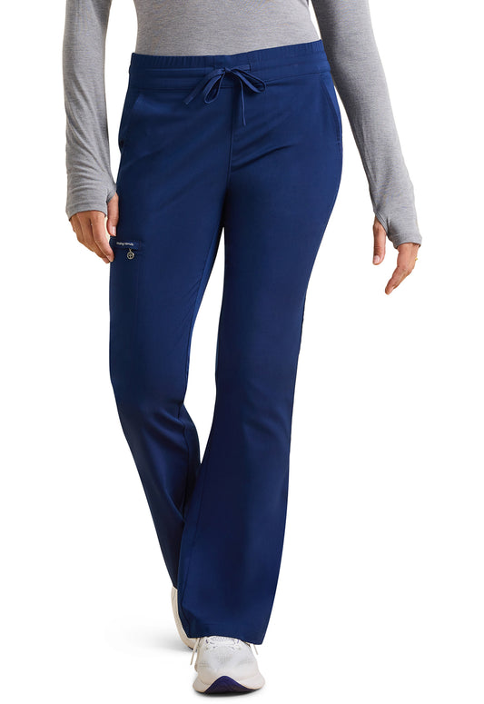 Healing Hands Purple Label Women's HH008 Tessa Mid Rise Drawstring Boot Cut Pant