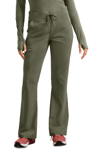 Healing Hands Purple Label Women's HH008 Tessa Mid Rise Drawstring Boot Cut Pant