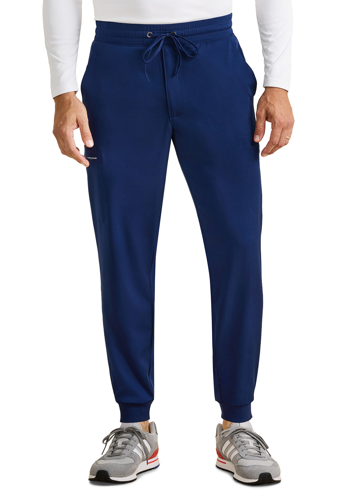 Healing Hands HH Works Men's HH054 Rafael Men's Mid Rise Zip Fly Jogger
