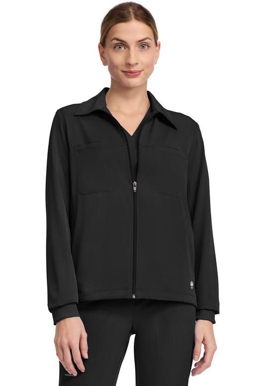 Healing Hands HH Works Women's HH321 Women's 7-Pocket Zip-Front Jacket