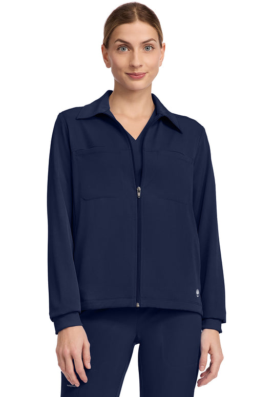 Healing Hands HH Works Women's HH321 Women's 7-Pocket Zip-Front Jacket
