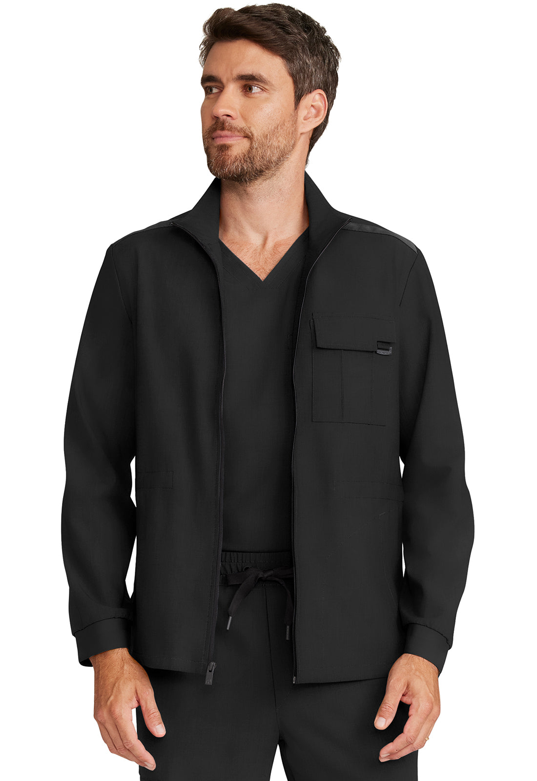 Healing Hands Quest Men's HH361 Men's Zip Front Utility Jacket