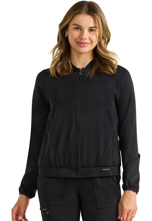 Healing Hands HH Limited Edition Women's HH376 Kerry Reversible Zip Front Bomber Jacket