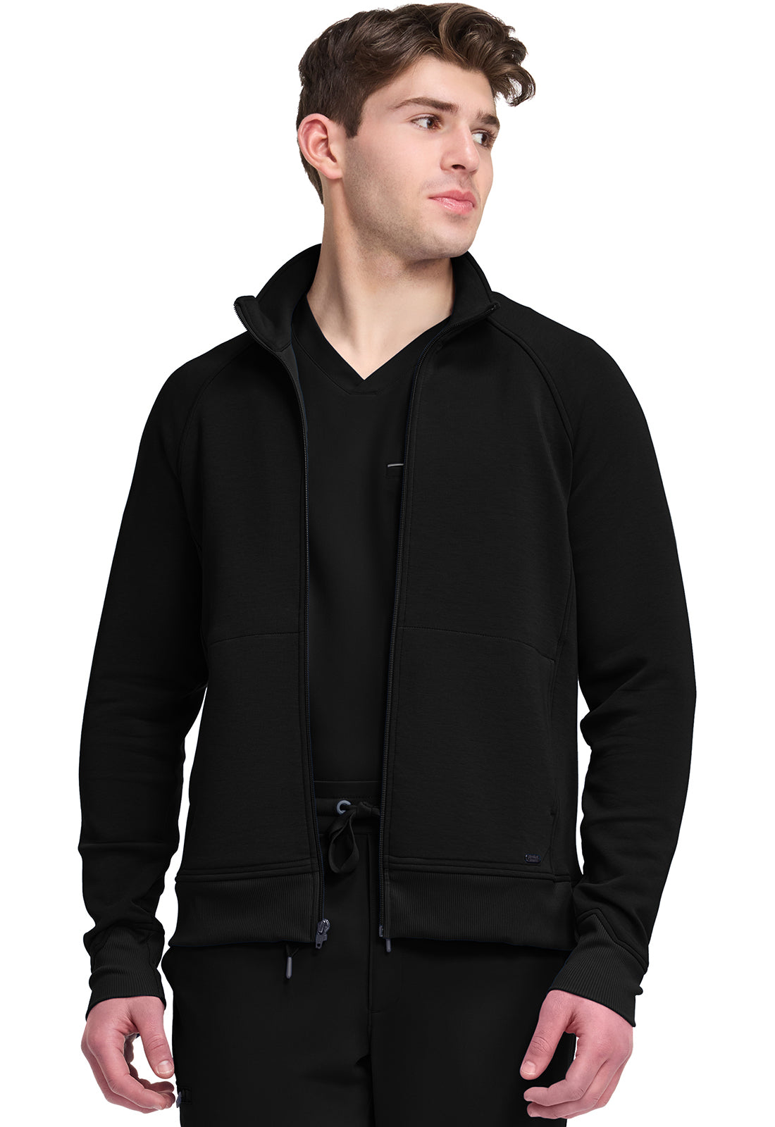 HH LIFESTYLE Men's HH380F Men's Zip Front Knit Jacket