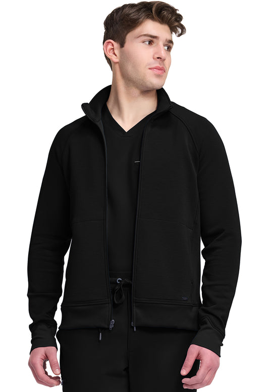 HH LIFESTYLE Men's HH380F Men's Zip Front Knit Jacket
