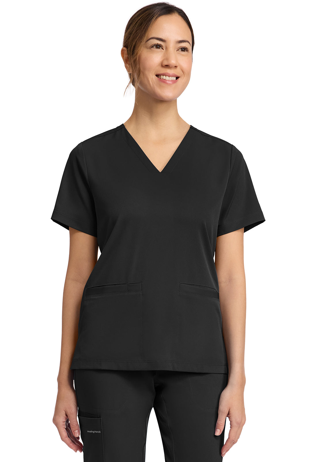 Healing Hands HH Works Women's HH653 Women's 3-Pocket V-Neck Top
