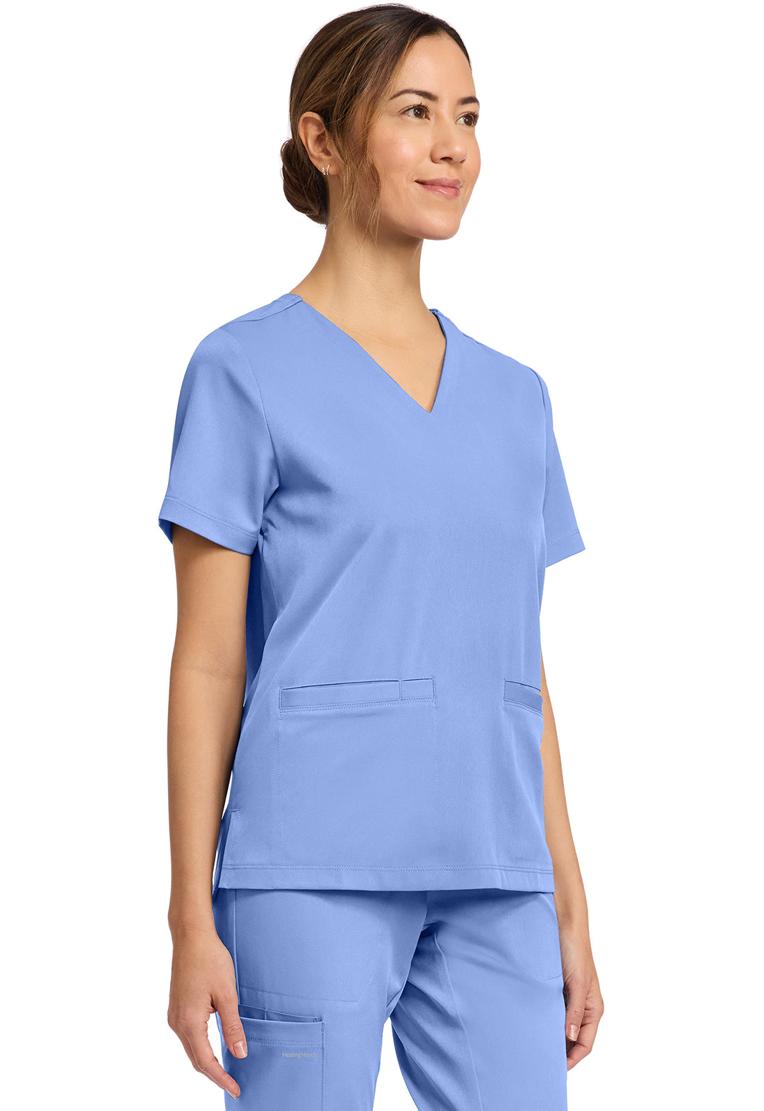 Healing Hands HH Works Women's HH653 Women's 3-Pocket V-Neck Top
