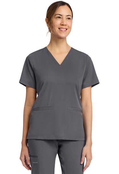 Healing Hands HH Works Women's HH653 Women's 3-Pocket V-Neck Top