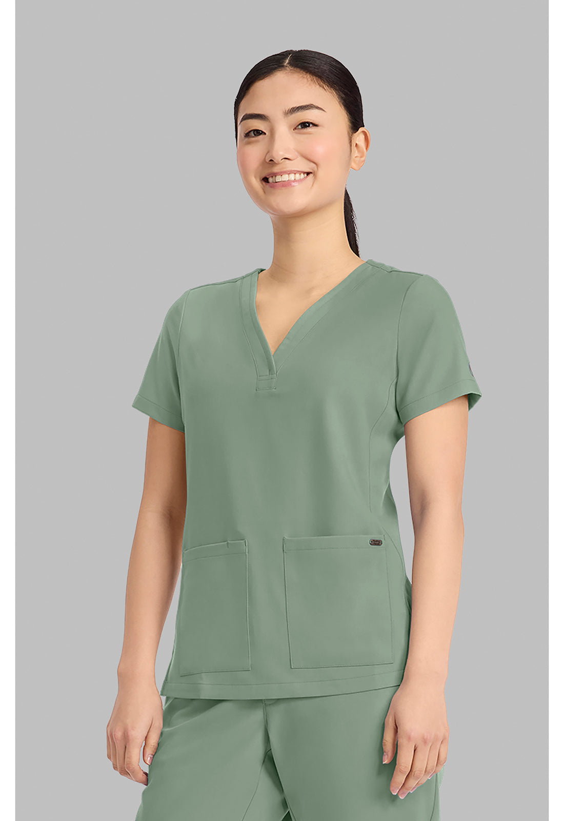 Healing Hands Quest Women's HH751 Women's 3-Pocket Y-Neck Top