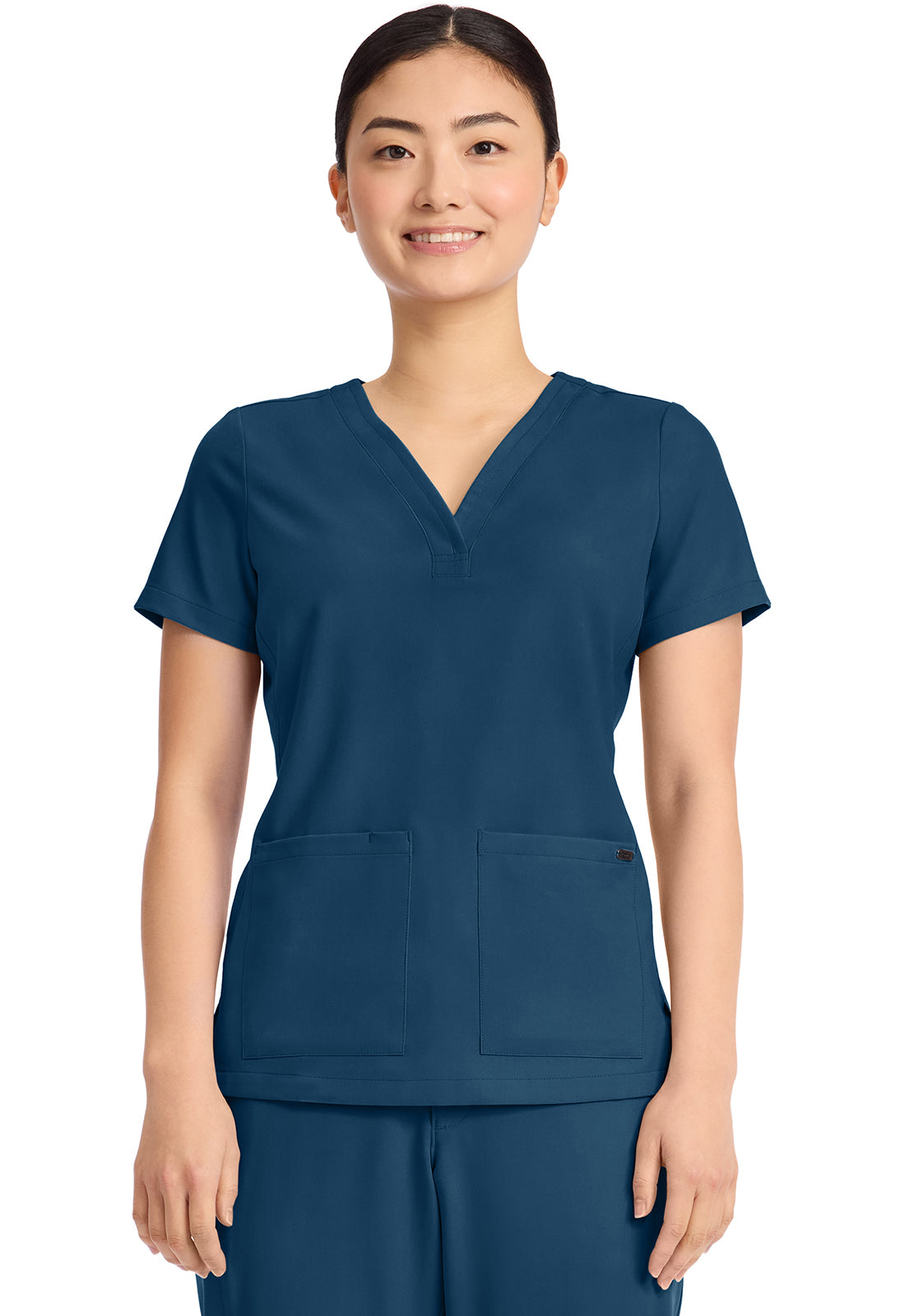 Healing Hands Quest Women's HH751 Women's 3-Pocket Y-Neck Top