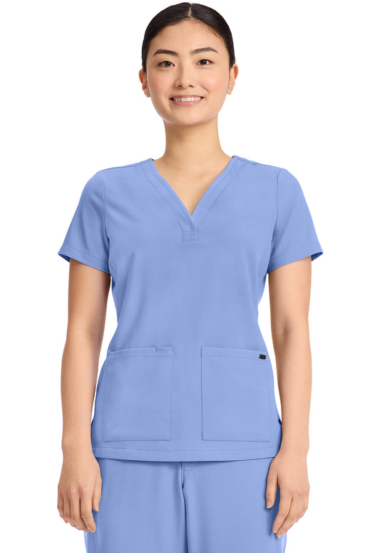 Healing Hands Quest Women's HH751 Women's 3-Pocket Y-Neck Top