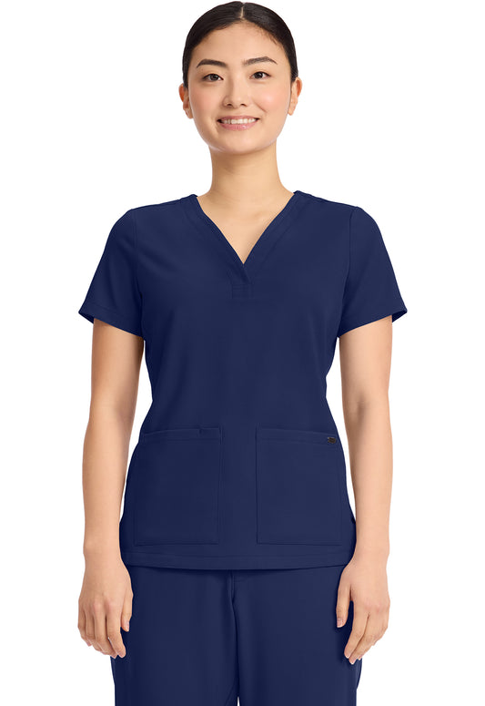 Healing Hands Quest Women's HH751 Women's 3-Pocket Y-Neck Top