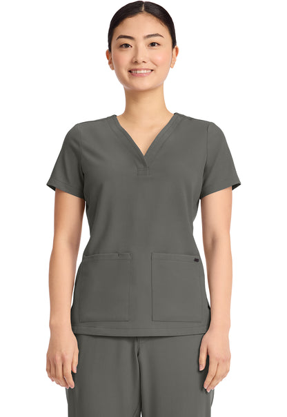 Healing Hands Quest Women's HH751 Women's 3-Pocket Y-Neck Top