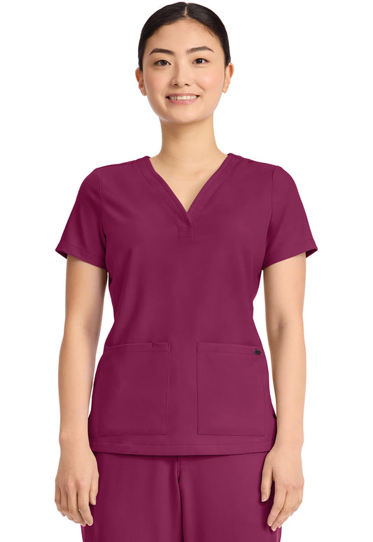 Healing Hands Quest Women's HH751 Women's 3-Pocket Y-Neck Top