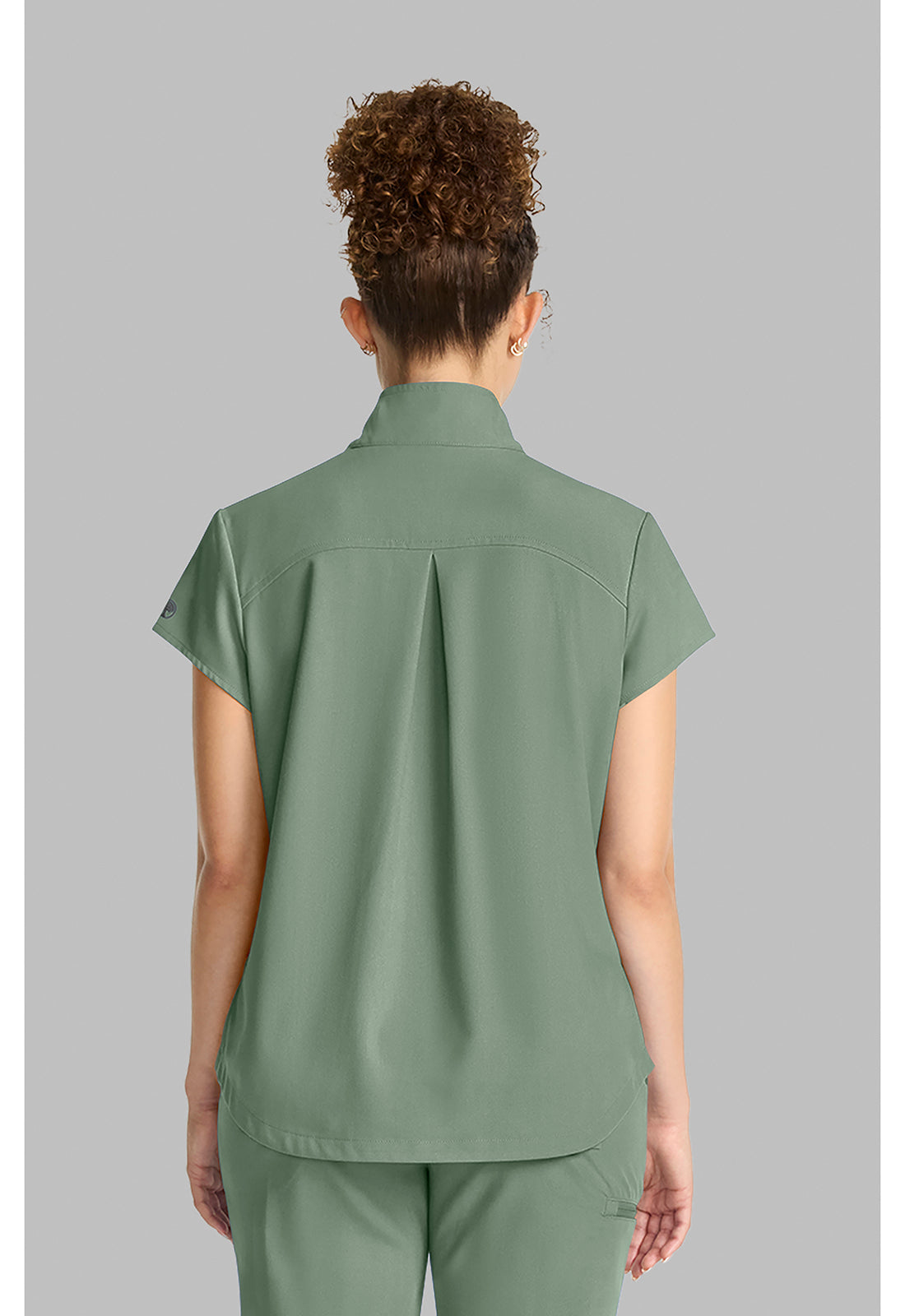 Healing Hands Quest Women's HH752 Women's Partial Zip Stand Collar