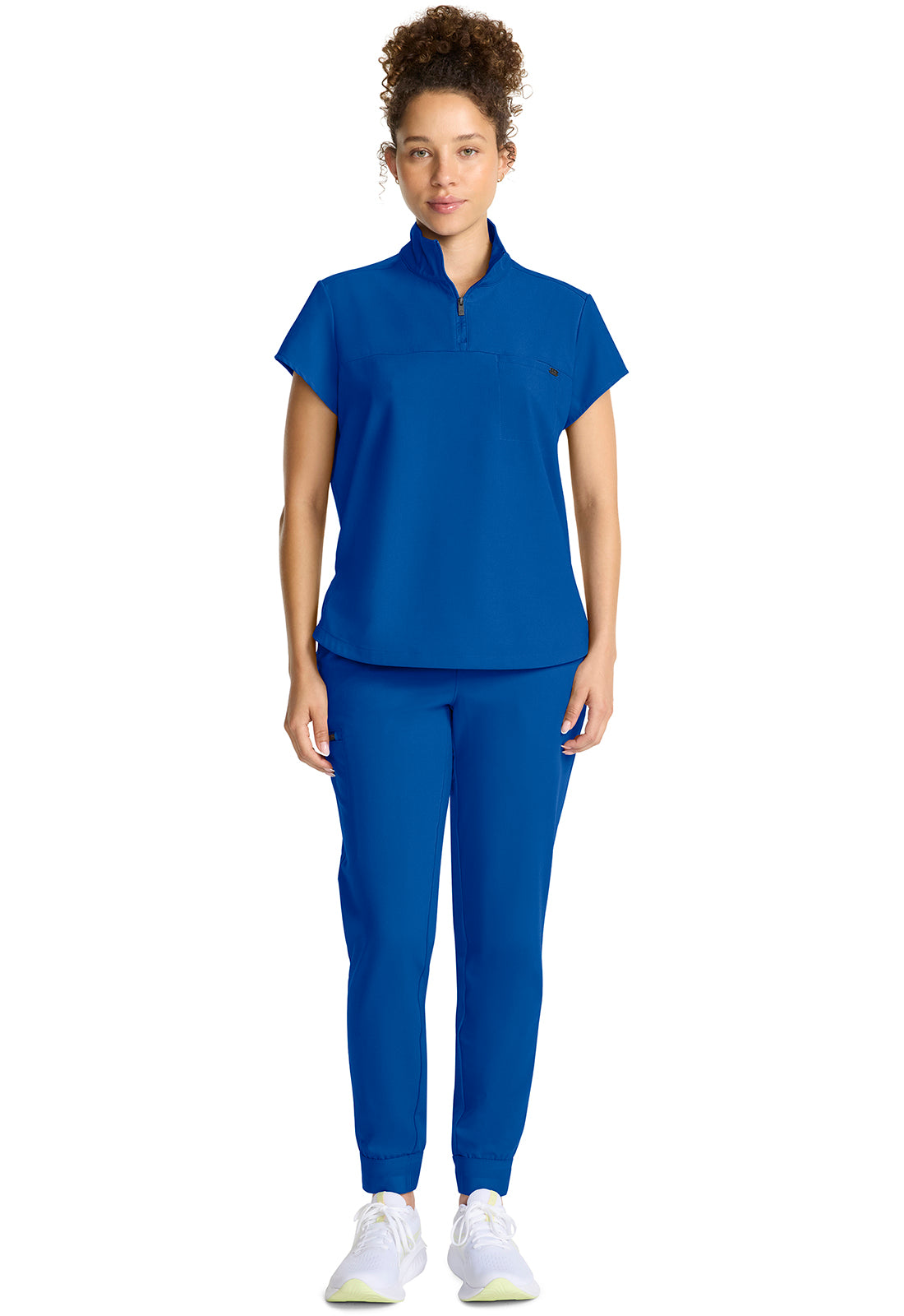 Healing Hands Quest Women's HH752 Women's Partial Zip Stand Collar