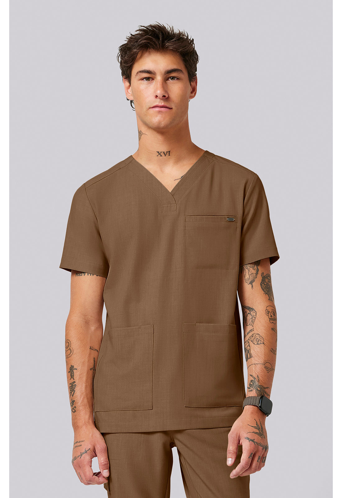 Healing Hands Quest Men's HH753 Men's V-Neck Top