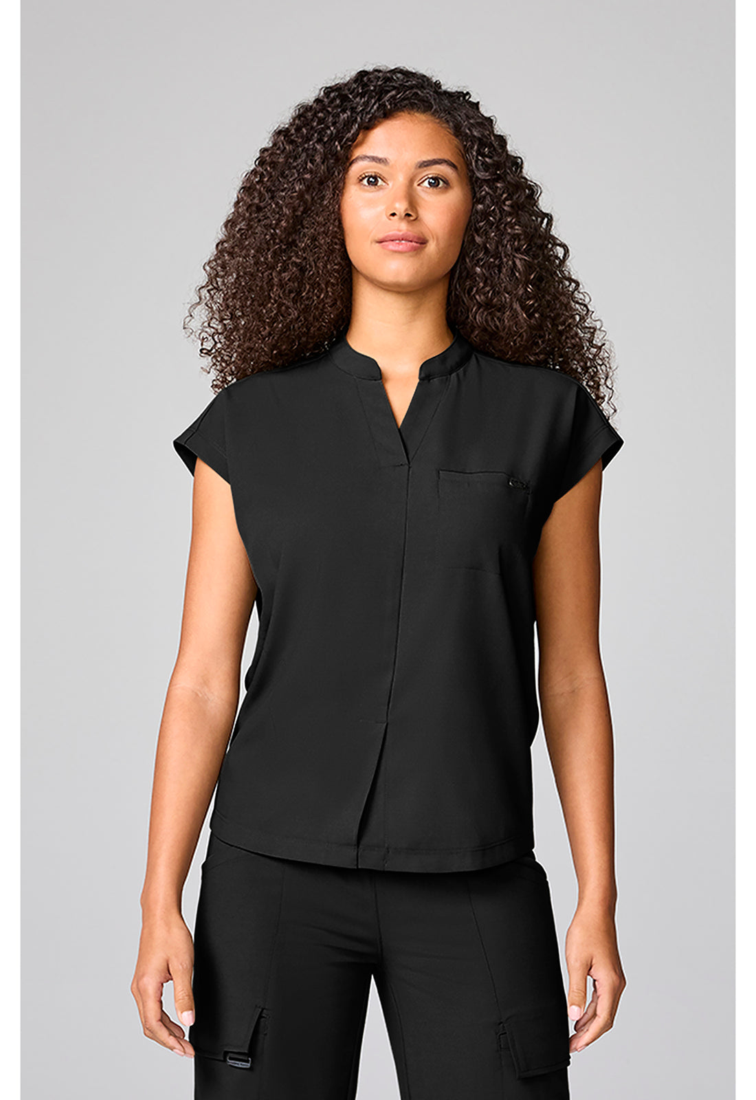 Healing Hands Quest Women's HH757 Mandarin Collar Top