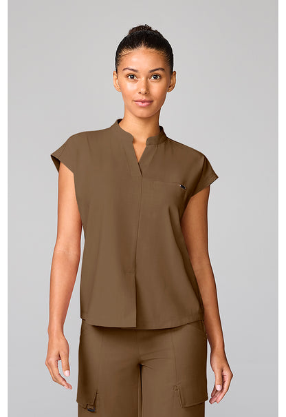 Healing Hands Quest Women's HH757 Mandarin Collar Top