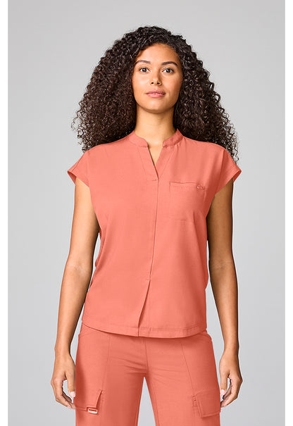 Healing Hands Quest Women's HH757 Mandarin Collar Top