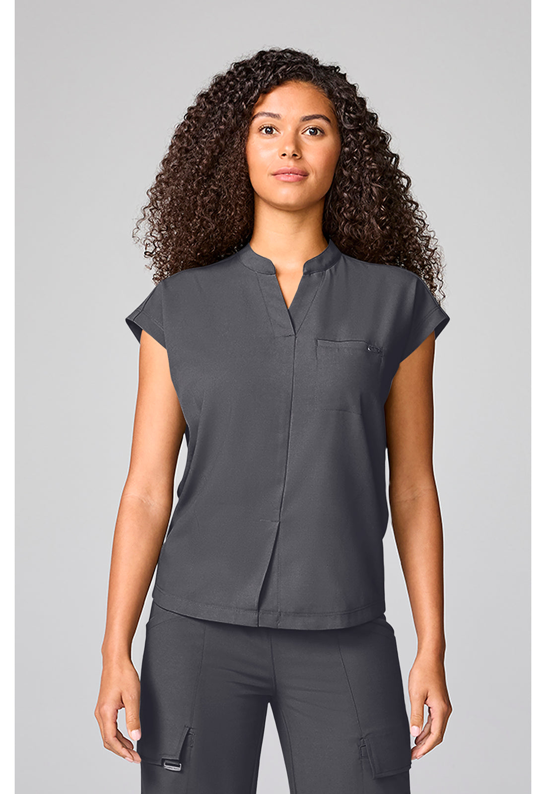 Healing Hands Quest Women's HH757 Mandarin Collar Top