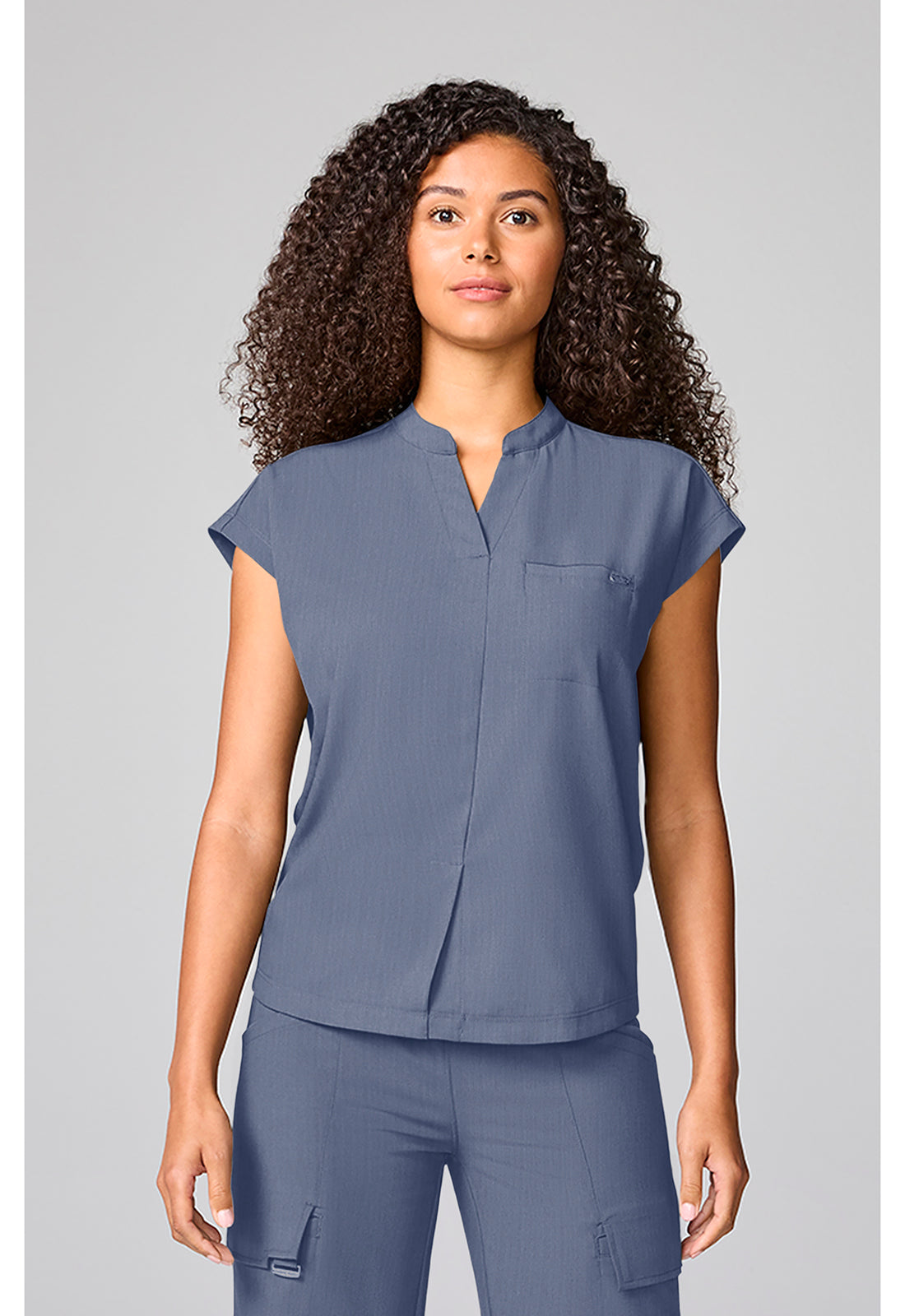 Healing Hands Quest Women's HH757 Mandarin Collar Top