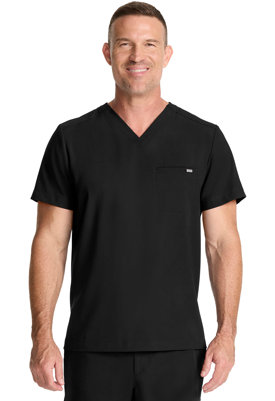 Healing Hands Quest Men's HH758 Men's 1-Pocket V-Neck Top