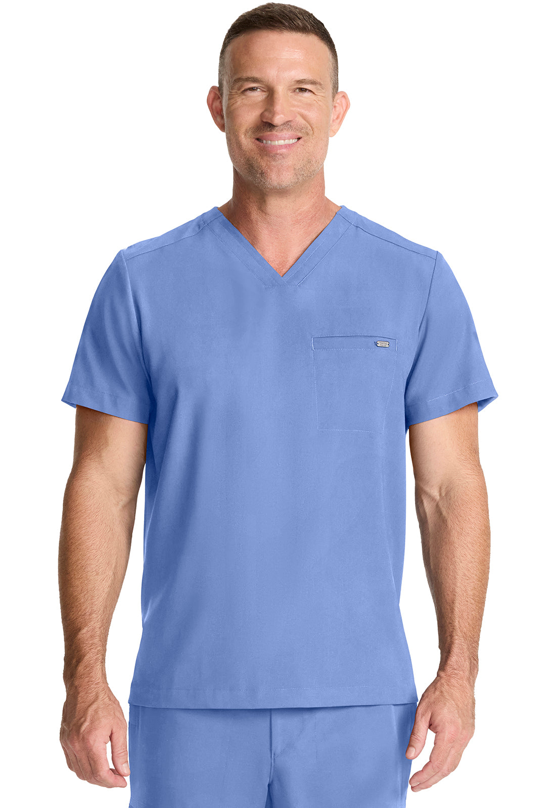 Healing Hands Quest Men's HH758 Men's 1-Pocket V-Neck Top